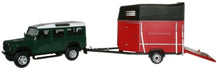 Cararama Land Rover & Horsebox - 1:43 Scale 483ND007