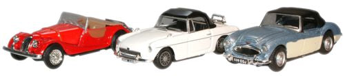 Cararama Classic Car Pack Morgan-MGB-Healey - 1:72 Scale 713PND008