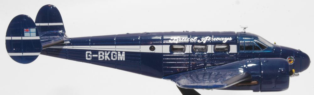 Oxford Diecast Twin Beech G-BKGM - Bristol Airways 72BE001
