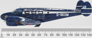 Oxford Diecast Twin Beech G-BKGM - Bristol Airways 72BE001