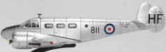 Oxford Diecast Twin Beech - Ft996-811-HF 728 Squadron RNAS Hal Far 72BE002