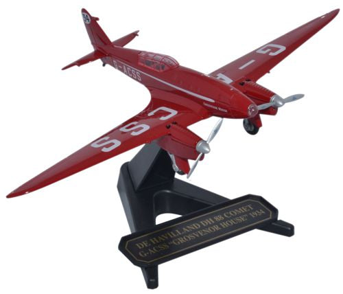 Oxford Diecast DH 88 Comet G-ACSS Grosvenor House 1:72 Model Aircraft 72COM002