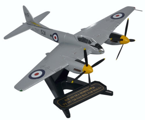 Oxford Diecast Sea Hornet 728 Squadron Malta 1953 1:72 Model Aircraft 72HOR006