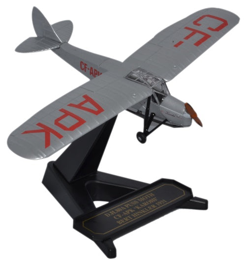 Oxford Diecast DH Puss Moth CF-APK Bert Hinkler 1:72 Model Aircraft 72PM006