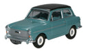 Oxford Diecast Austin A40 MkII Horizon Blue Black - 1:76 Scale 76AA005