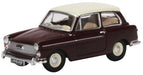 Oxford Diecast Austin A40 MKII Maroon Black  & Snowberry White 76AA007