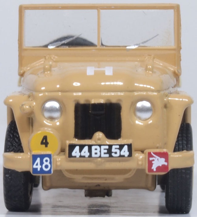 Oxford Diecast Austin Champ 9th Parachute Reg 16th Airborne Brg Suez 1 76AC002