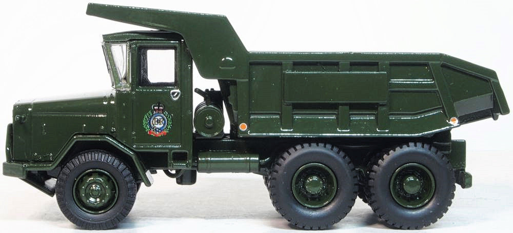 Oxford Diecast Aveling Barford Dumper Truck Royal Engineers 1:76 scale. 76ACD003