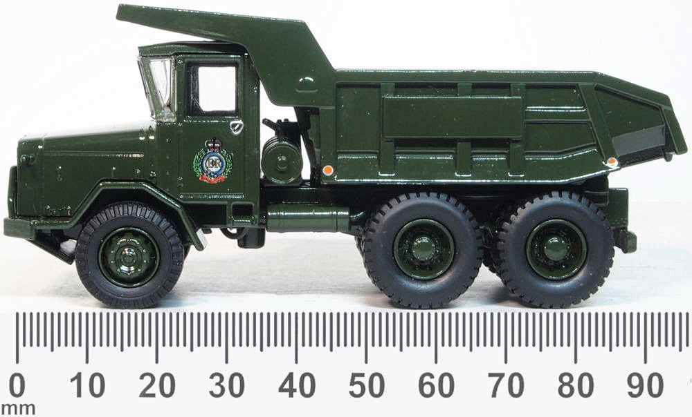 Oxford Diecast Aveling Barford Dumper Truck Royal Engineers 1:76 scale.