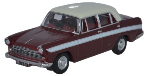 Oxford Diecast Austin Cambridge A60 Farina Maroon B - Snowberry White 76ACF003