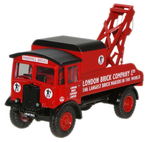Oxford Diecast London Brick AEC Matador Wrecker - 1:76 Scale 76AEC004