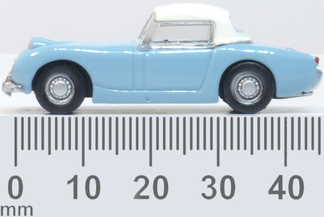 Oxford Diecast Iris Blue Austin Healey Frogeye Sprite
