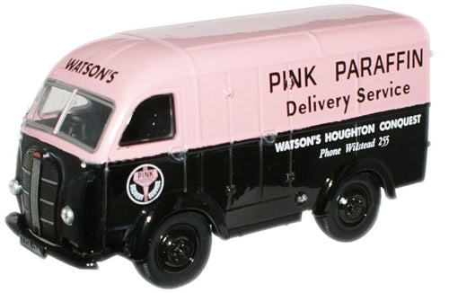 Oxford Diecast Pink Parafin Austin K8 Threeway Van - 1:76 Scale 76AK002