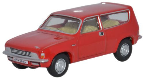 Oxford Diecast Flamenco Red Austin Allegro Estate - 1:76 Scale 76ALL002