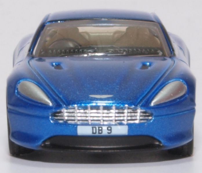 Oxford Diecast Aston Martin DB9 Coupe Cobalt Blue 76AMDB9003