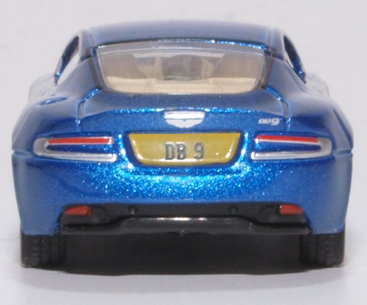 Oxford Diecast Aston Martin DB9 Coupe Cobalt Blue 76AMDB9003