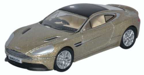 Oxford Diecast Aston Martin Vanquish Coupe Selene Bronze