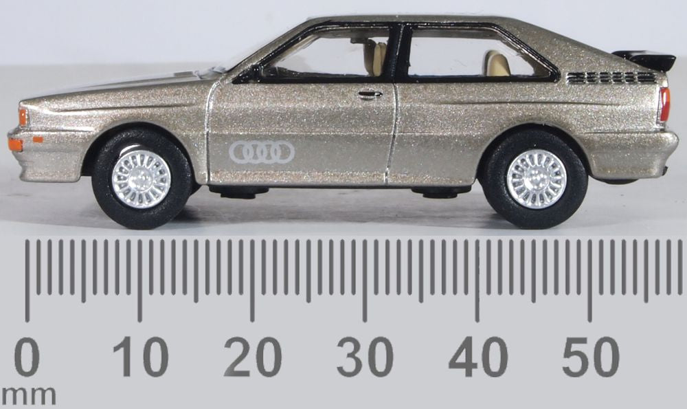 Oxford Diecast Sable Brown Metallic Audi Quattro 76AQ003