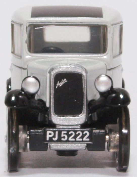 Oxford Diecast Austin Seven Saloon Light Grey 76ASS006