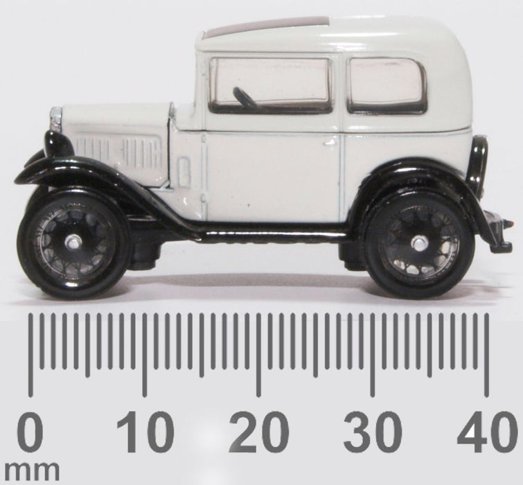 Oxford Diecast Austin Seven Saloon Light Grey 76ASS006