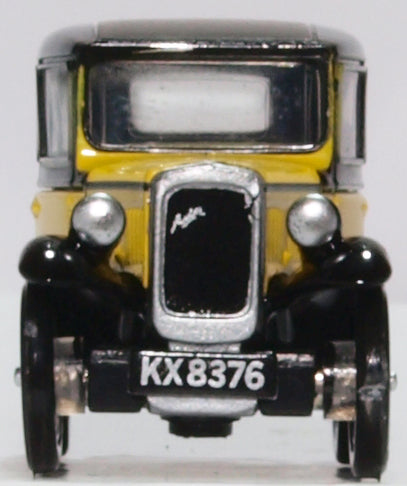 Oxford Diecast Austin Seven Yellow and Black 76ASS007