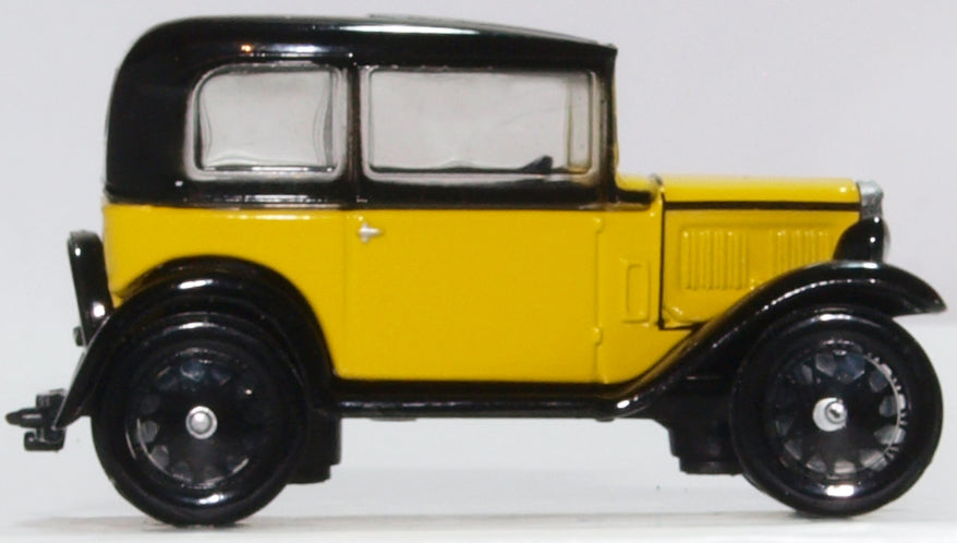 Oxford Diecast Austin Seven Yellow and Black 76ASS007