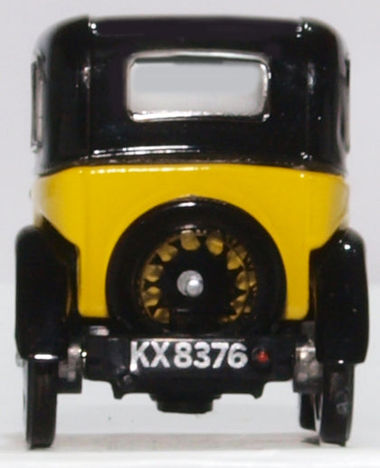 Oxford Diecast Austin Seven Yellow and Black 76ASS007