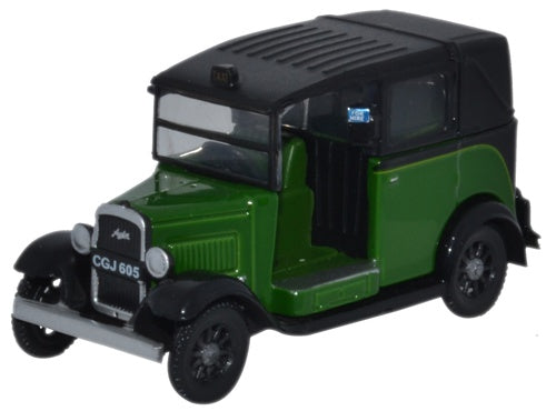 OXFORD 1/43 AT005 AUSTIN LOW LOADER TAXI ROOF DOWN GREEN OXFORD 1/43 AT005 AUSTIN LOW LOADER TAXI ROOF DOWN GREEN