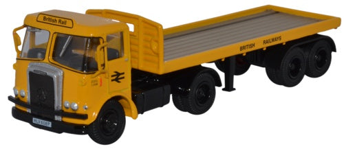 Oxford Diecast Atkinson Borderer Flatbed Trailer British Rail 76ATK003