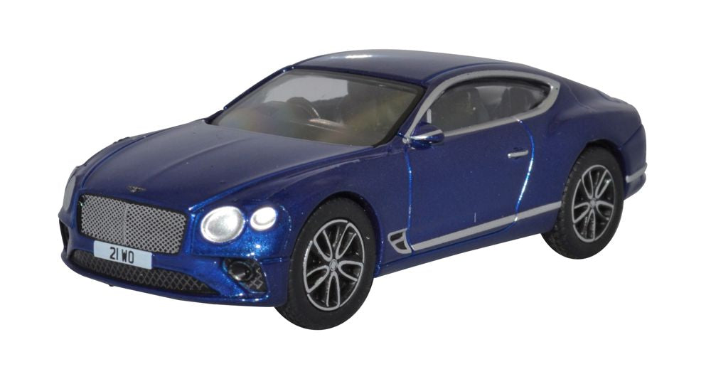 Oxford Diecast Bentley Continental GT Peacock Blue 1:76 76BCGT001