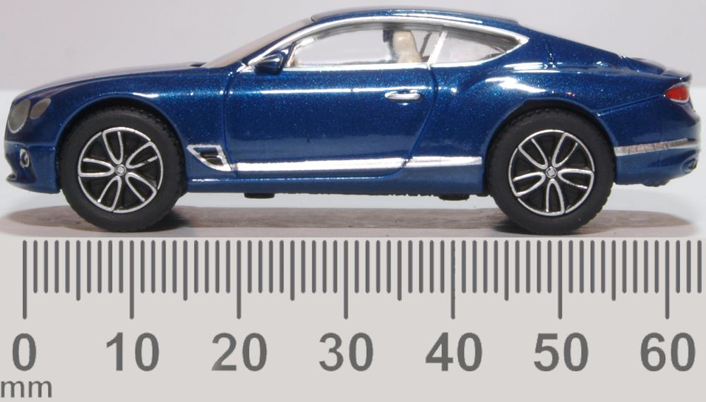 Oxford Diecast Bentley Continental GT Peacock Blue 1:76 76BCGT001