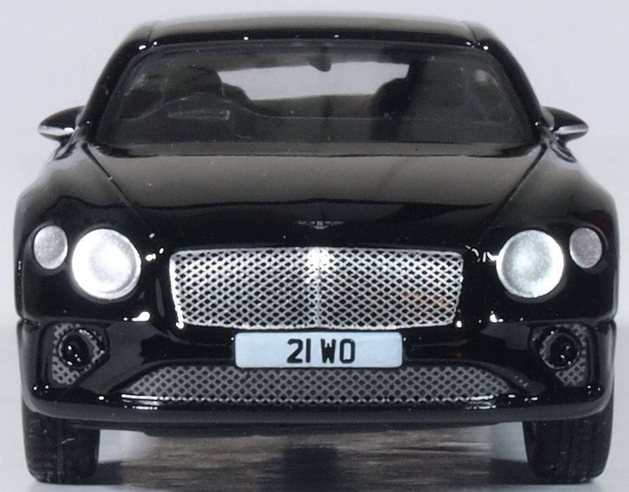 Oxford Diecast Onyx Black Bentley Continental GT 76BCGT003