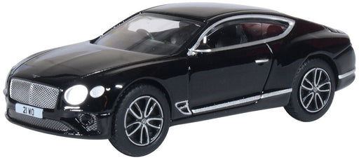 Oxford Diecast Onyx Black Bentley Continental GT 76BCGT003