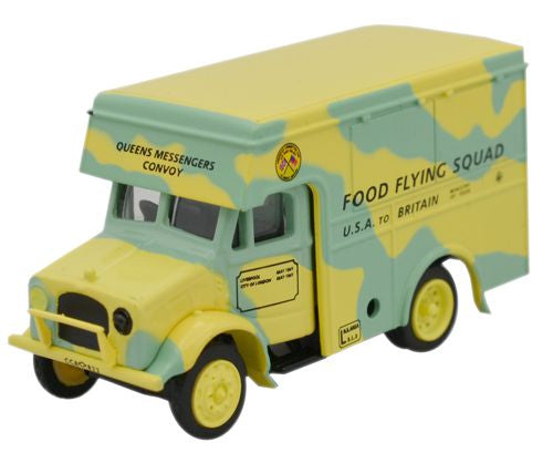 Oxford Diecast Food Flying Squad Bedford OX 30cwt Van - 1:76 Scale 76BD001