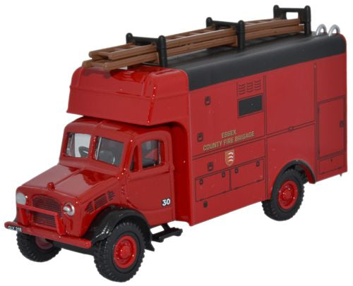 Oxford Diecast Essex Fire Brigade Bedford OW Luton - 1:76 Scale 76BD002