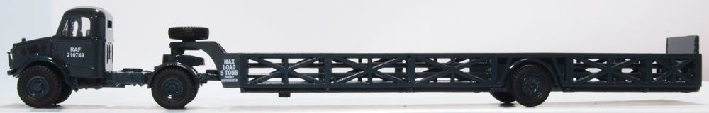 Oxford Diecast Bedford Oxford Queen Mary Trailer RAF Blue 76BD024