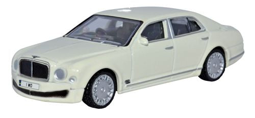Oxford Diecast Bentley Mulsanne White - 1:76 Scale 76BM001
