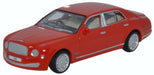 Oxford Diecast Bentley Mulsanne St James Red - 1:76 Scale 76BM004