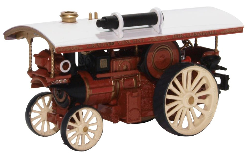 Miniature Milestone Models 1/58 - Burrell Showman's 25th Great Dorset Steam Fair - Métal Blanc