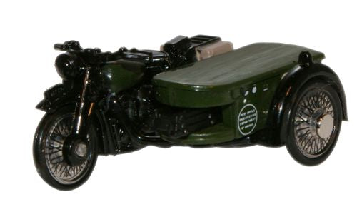 Oxford Diecast Post Office Telephones Motorcycle _ Sidecar - 1:76 76BSA004