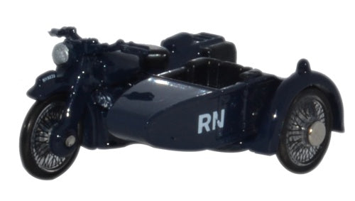 Oxford Diecast Motorbike/Sidecar Royal Navy - 1:76 Scale 76BSA007