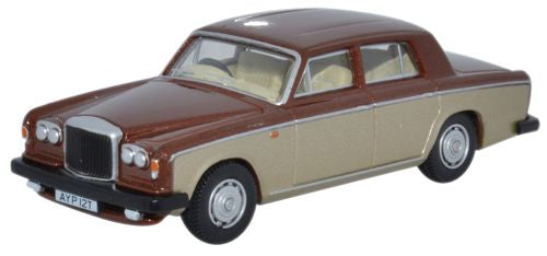 Oxford Diecast Bentley T2 Saloon Nutmeg_Silver Sand - 1:76 Scale 76BT2002