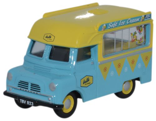 Oxford Diecast Bedford CA Ice Cream Walls - 1:76 Scale 76CA002
