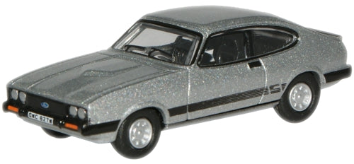 Oxford Diecast Strato Silver Ford Capri MkIII - 1:76 Scale 76CAP001