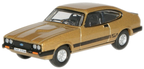 Oxford Diecast Solar Gold Ford Capri MkIII - 1:76 Scale 76CAP002