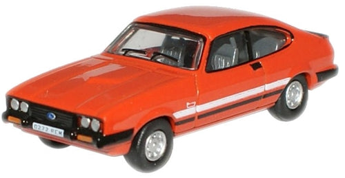 Oxford Diecast Sebring Red Ford Capri MkIII - 1:76 Scale 76CAP004