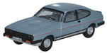 Oxford Diecast Ford Capri MkIII Caspian Blue/Strato Silver - 1:76 Scal 76CAP006