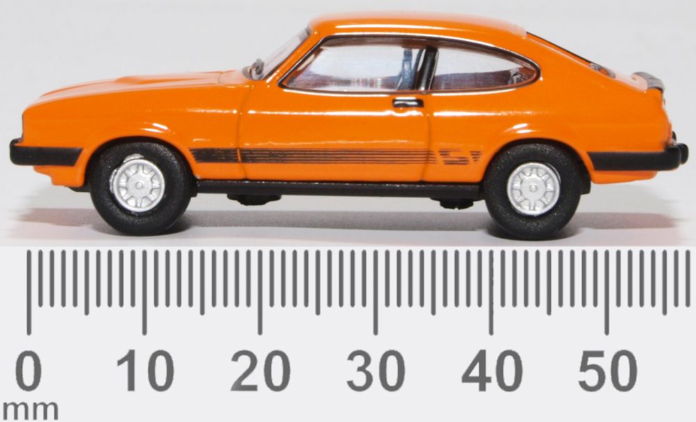 Oxford Diecast Ford Capri MK3 Signal Orange 76CAP008