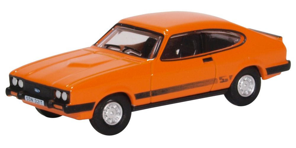 Oxford Diecast Ford Capri MK3 Signal Orange 76CAP008