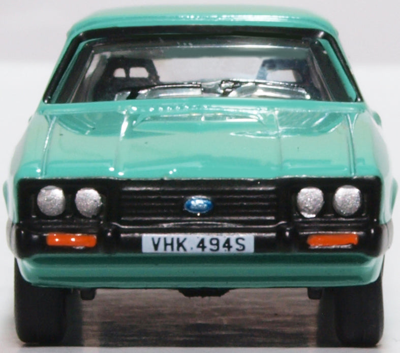 Oxford Diecast Ford Capri MKIII Peppermint Sea Green 76CAP009